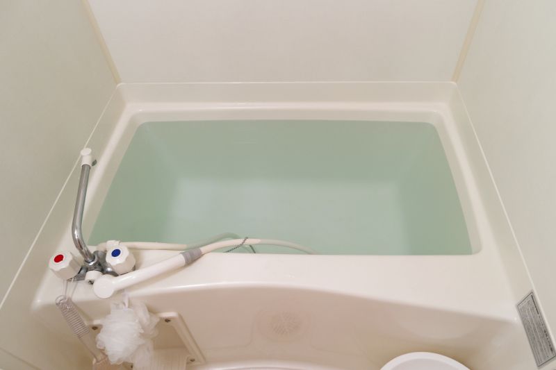 Completed Fiberglass Tub Installation